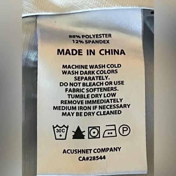 FootJoy Golf Shorts Men's 32W Navy Blue Flat Front‎ Comfort Vacation - Picture 9 of 10